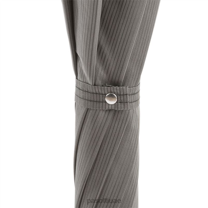 مظلة | 478 6768-7 pu - مظلة رمادية أنيقة، مقبض جلدي PASOTTI Z446V70